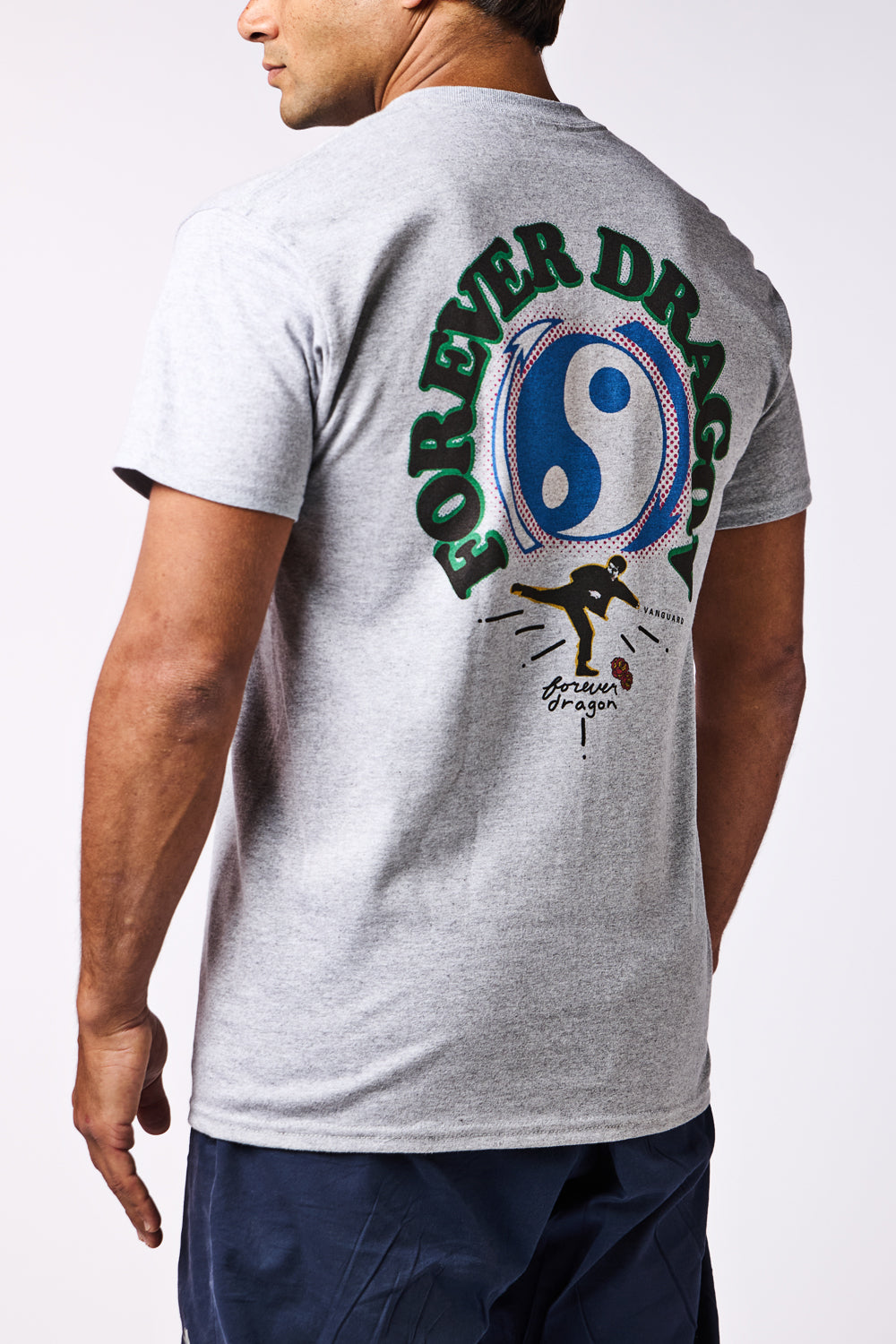 FOREVER DRAGON T-SHIRT - HEATHER