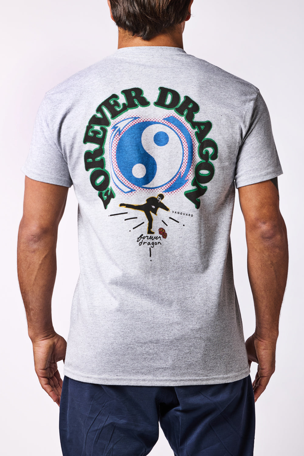 FOREVER DRAGON T-SHIRT - HEATHER