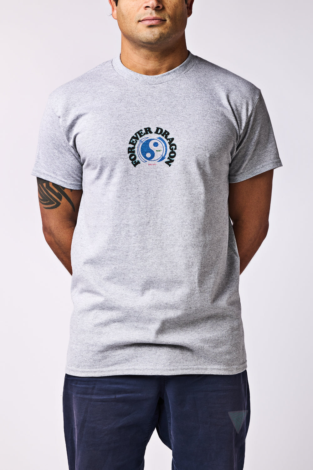 FOREVER DRAGON T-SHIRT - HEATHER