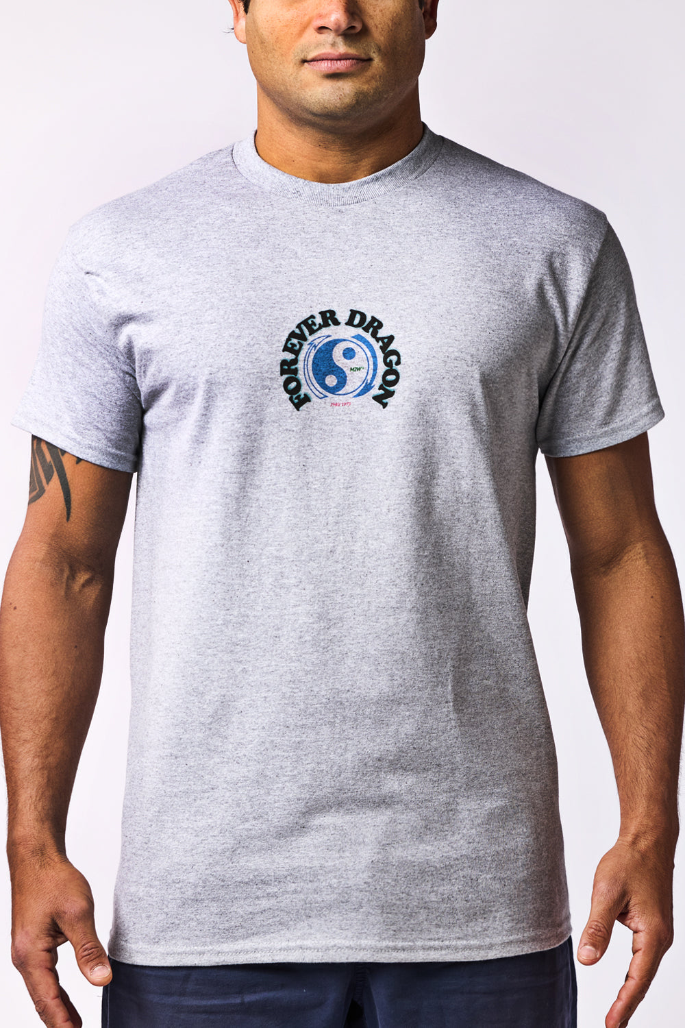 FOREVER DRAGON T-SHIRT - HEATHER