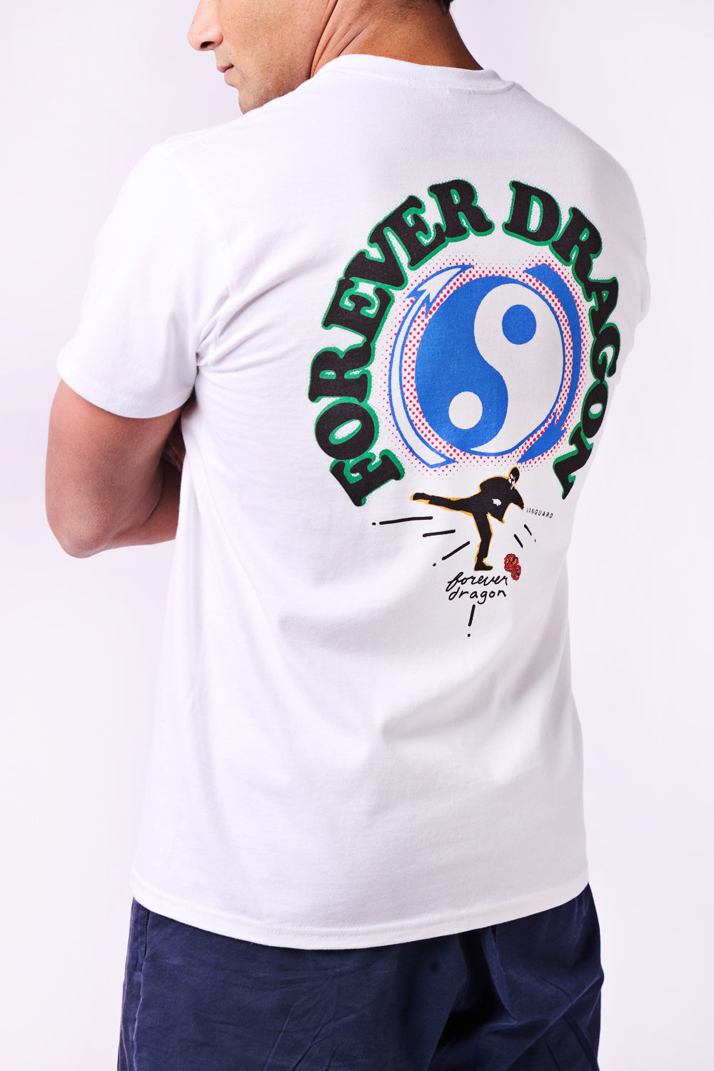 FOREVER DRAGON T-SHIRT - WHITE