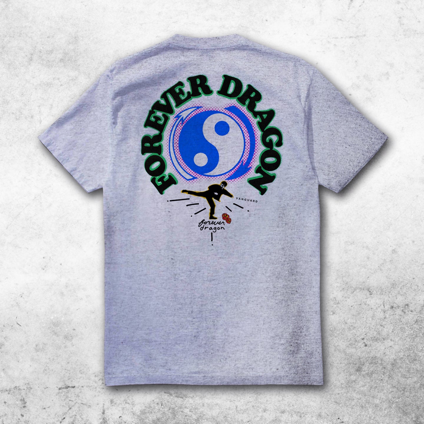 FOREVER DRAGON T-SHIRT - HEATHER