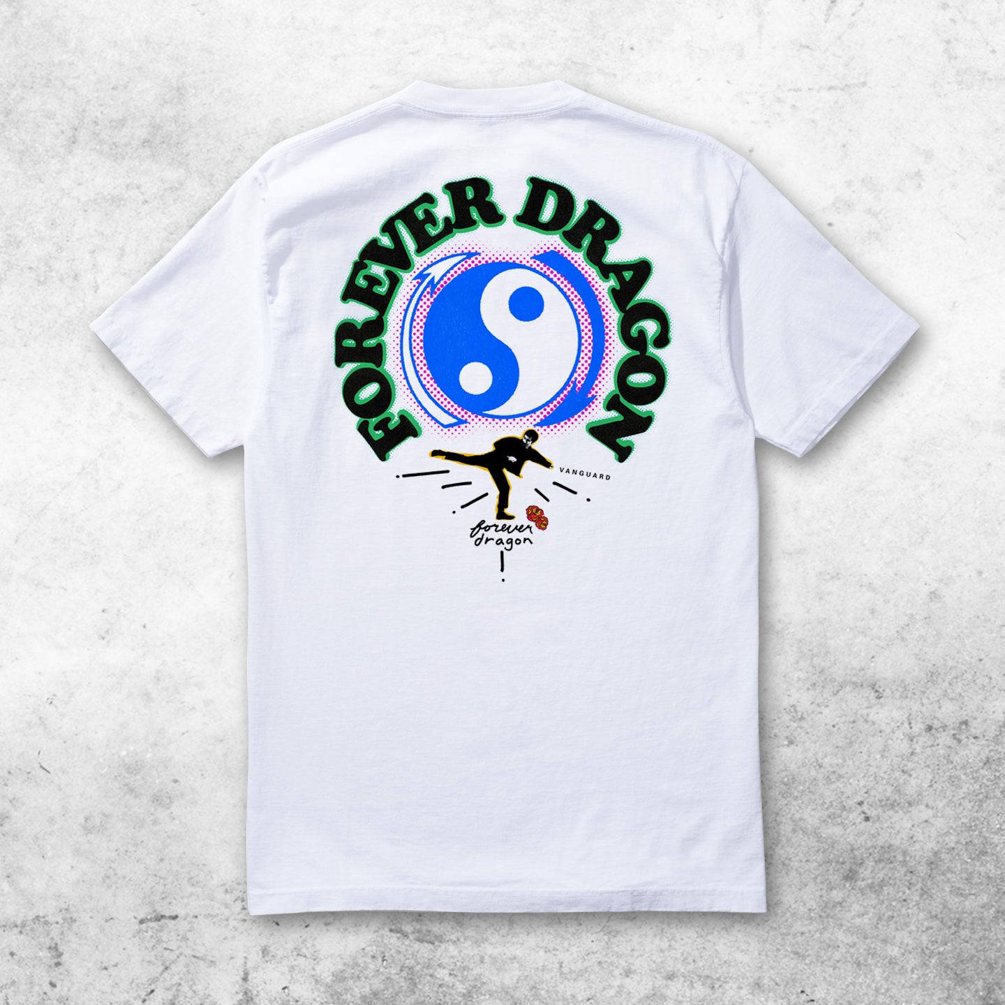 FOREVER DRAGON T-SHIRT - WHITE