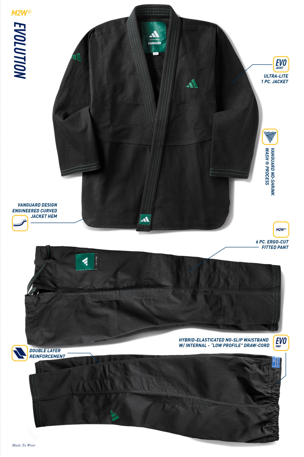 Vanguard x adidas Evolution Kimono - Black