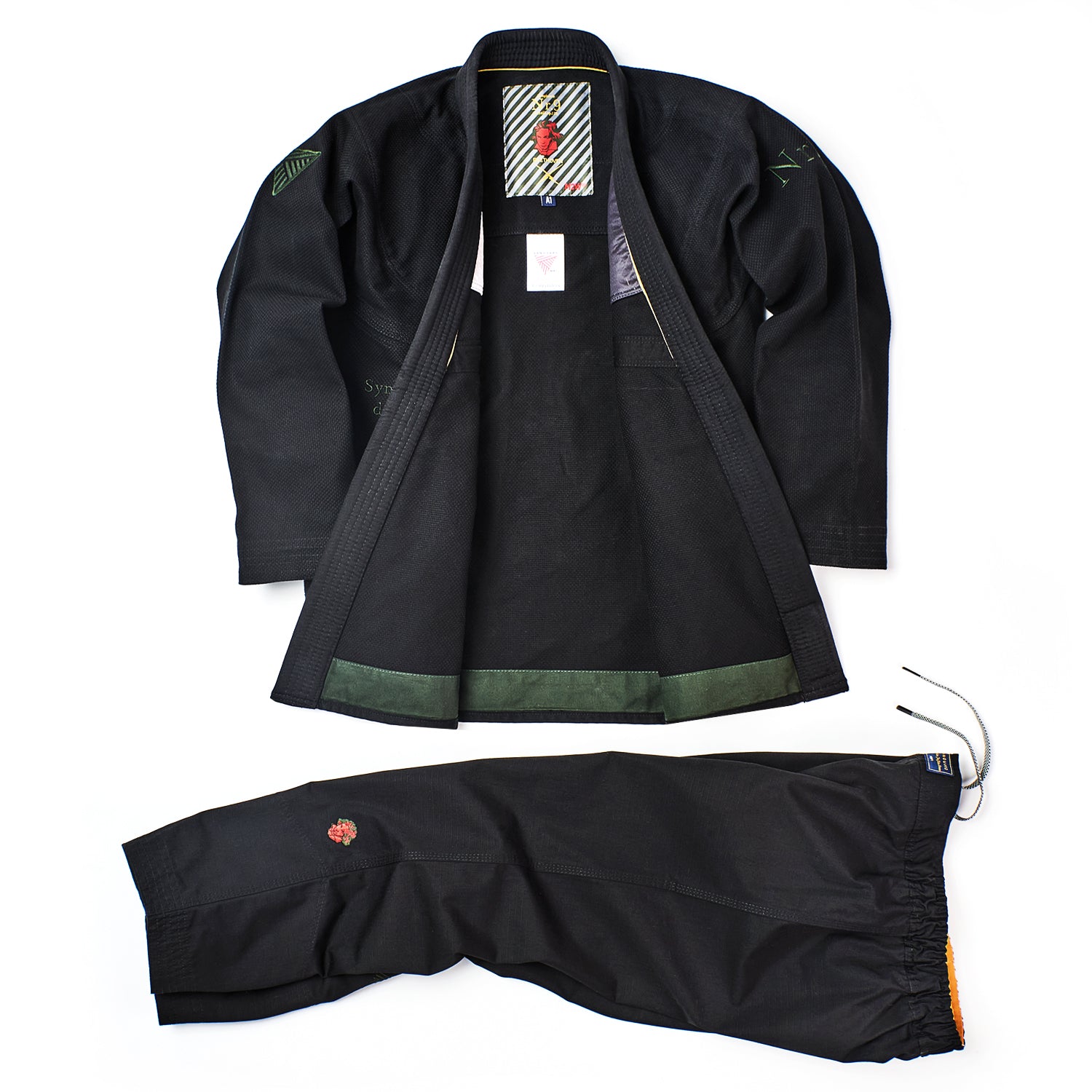 Beethoven Kimono - Black