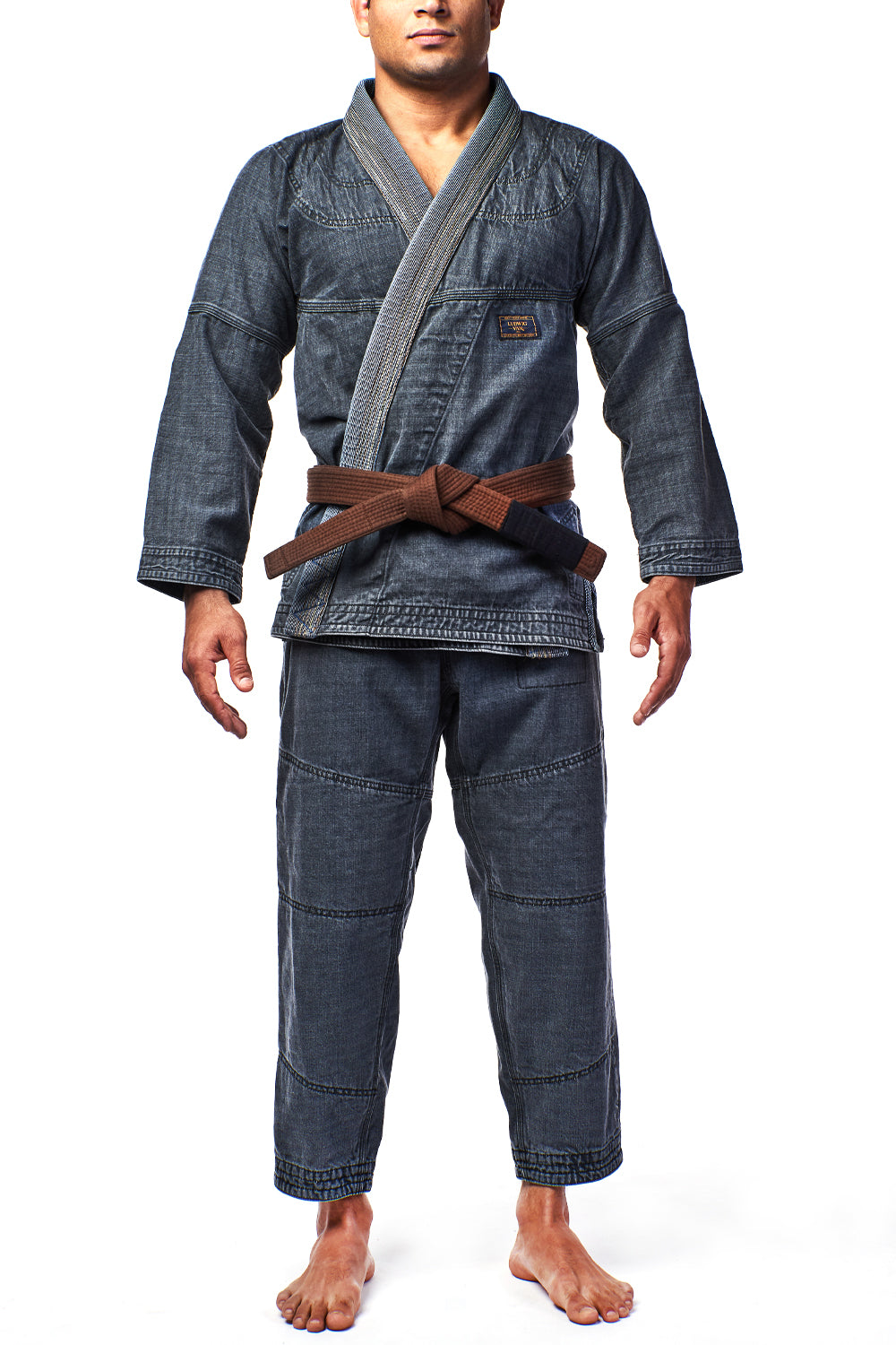 Concrete Selvedge Denim Kimono