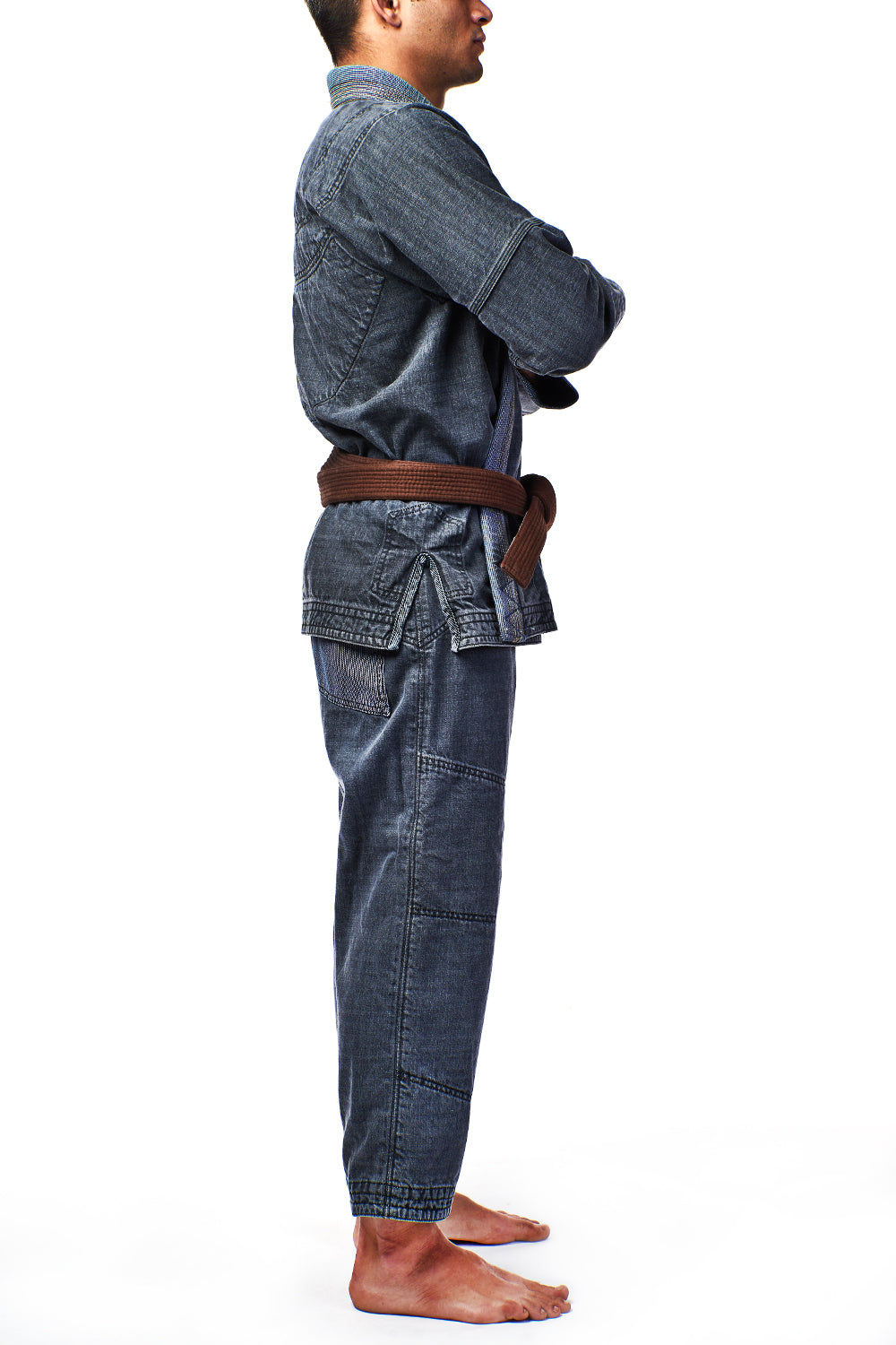 Concrete Selvedge Denim Kimono