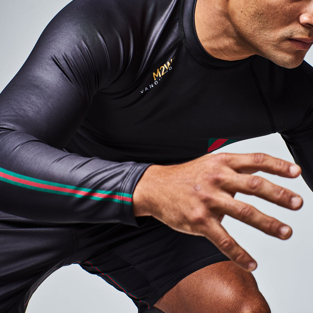 Guccio L/S Rashguard - Black