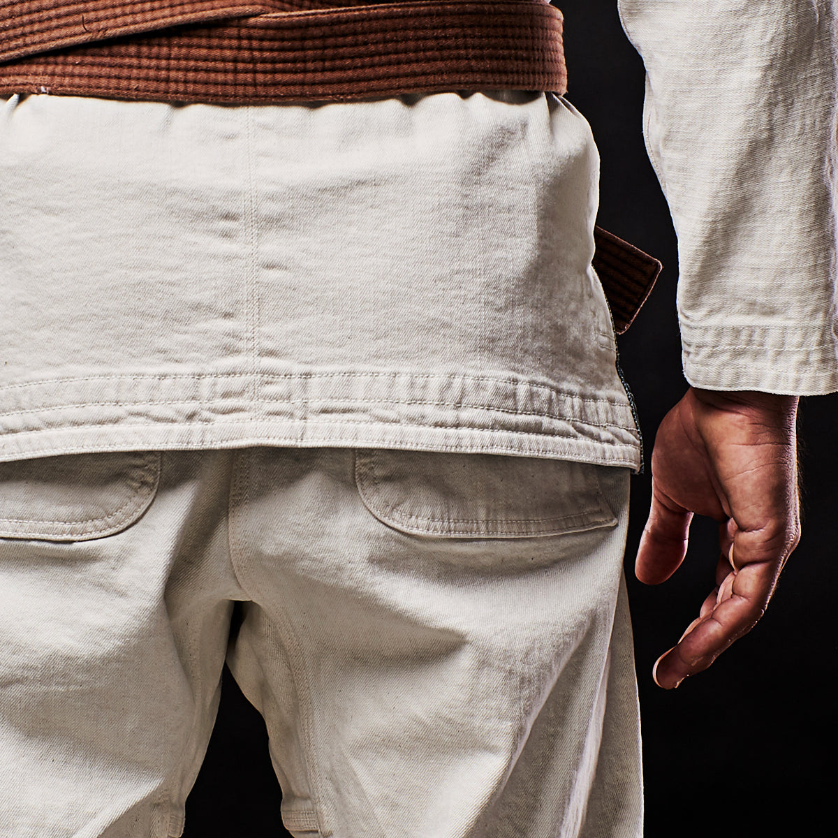 Ivory Selvedge Denim Kimono