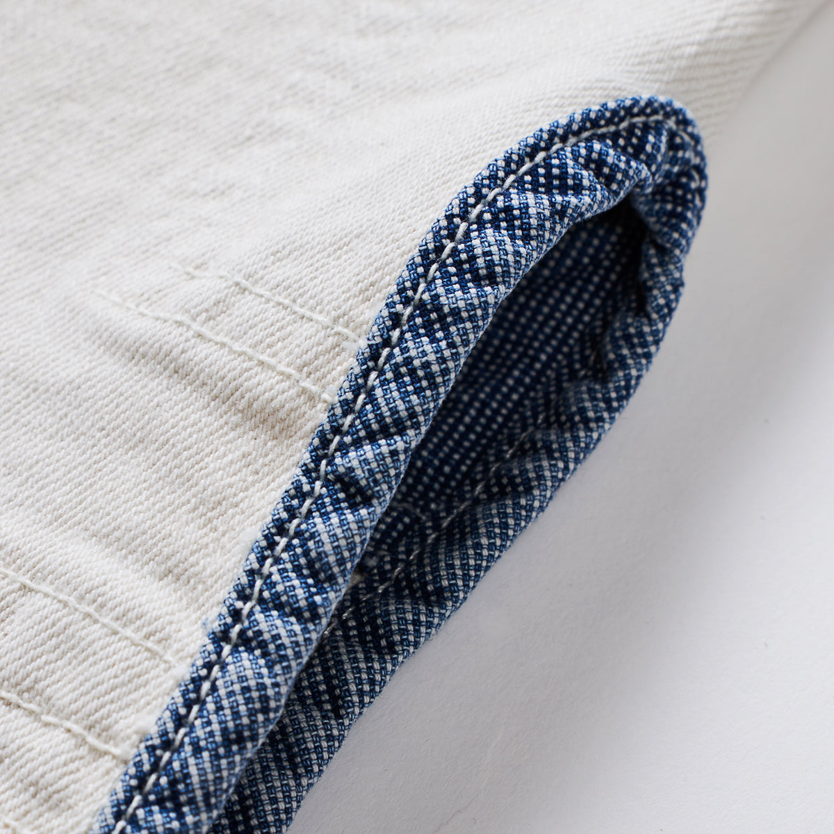 Ivory Selvedge Denim Kimono