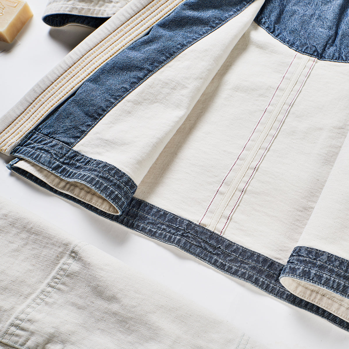 Ivory Selvedge Denim Kimono