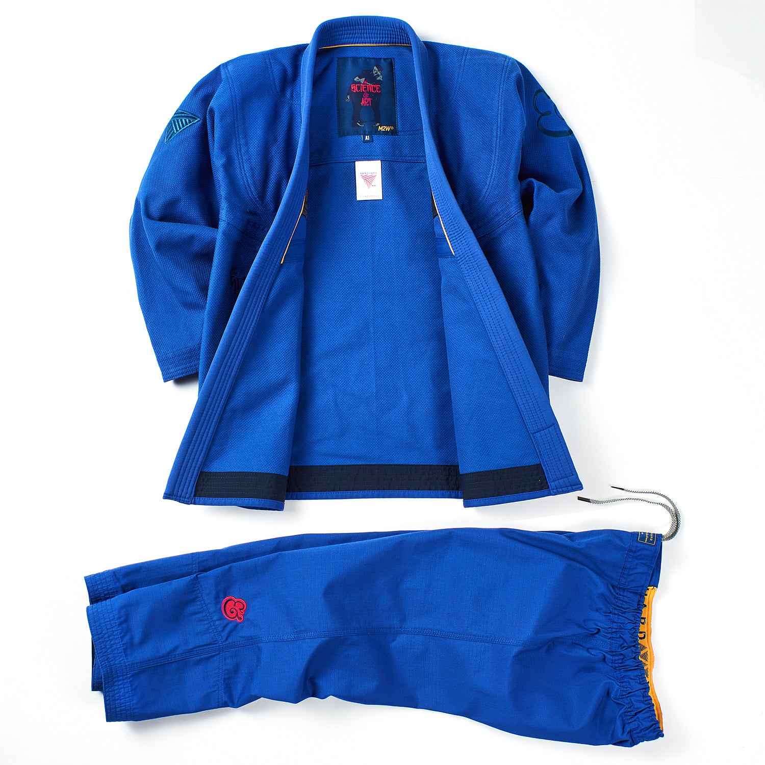 kimono bjj madrid y envios a españa AZUL 2.0 CUSTOM FIGHTER