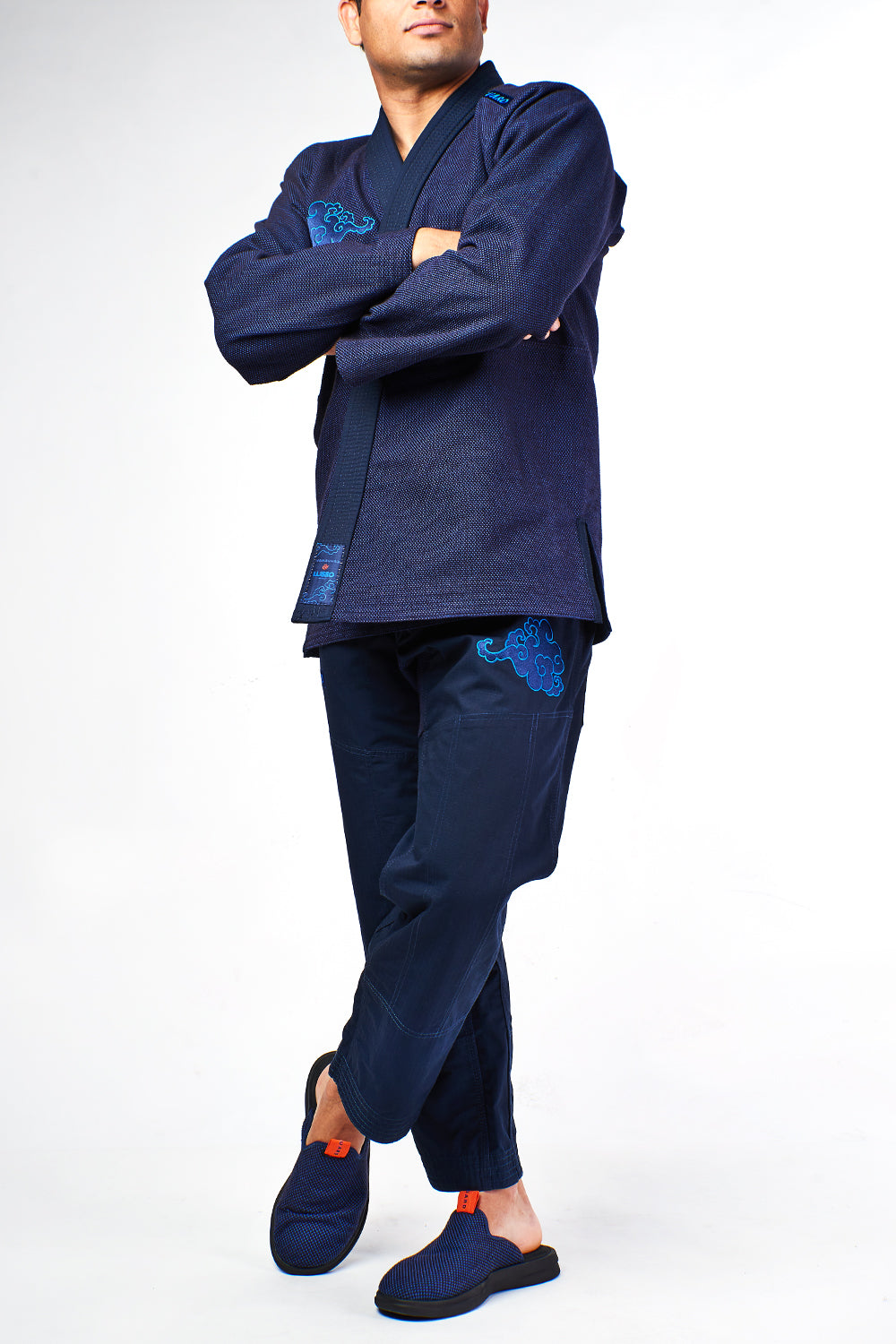 VG X LUSSO Cloud Kimono - Indigo